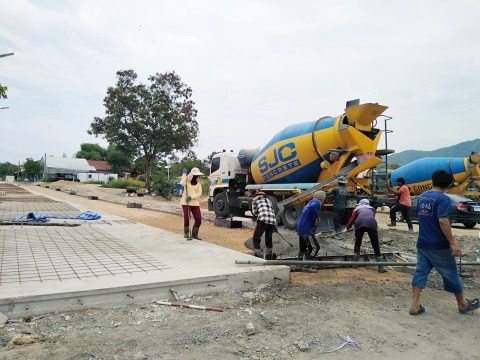 รับเหมาทำพื้นถนนคอนกรีต